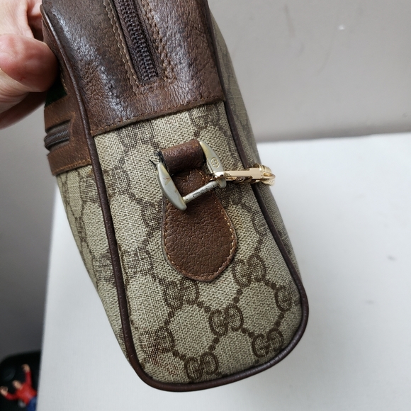 Authentic Gucci vintage web sherry line crossbody - Picture 11 of 14